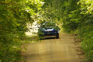 Travis Pastrana / Rhianon Gelsomino Subaru WRX STi on SS11, Height O' Land II.