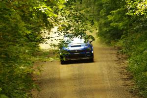 Travis Pastrana / Rhianon Gelsomino Subaru WRX STi on SS11, Height O' Land II.