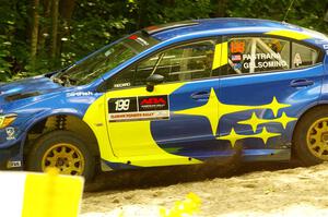 Travis Pastrana / Rhianon Gelsomino Subaru WRX STi on SS11, Height O' Land II.