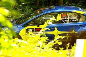 Travis Pastrana / Rhianon Gelsomino Subaru WRX STi on SS11, Height O' Land II.