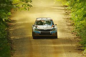 Barry McKenna / Leon Jordan Skoda Fabia on SS11, Height O' Land II.