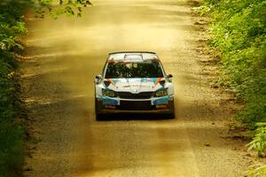 Barry McKenna / Leon Jordan Skoda Fabia on SS11, Height O' Land II.