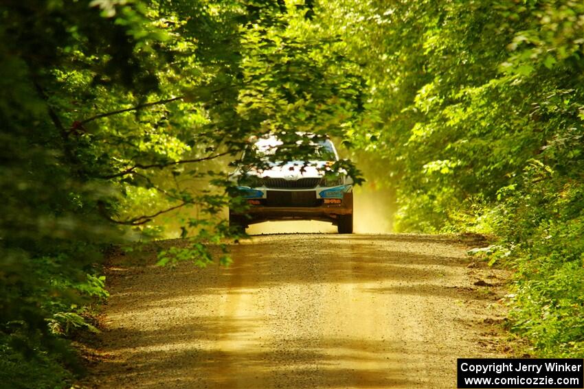 Barry McKenna / Leon Jordan Skoda Fabia on SS11, Height O' Land II.