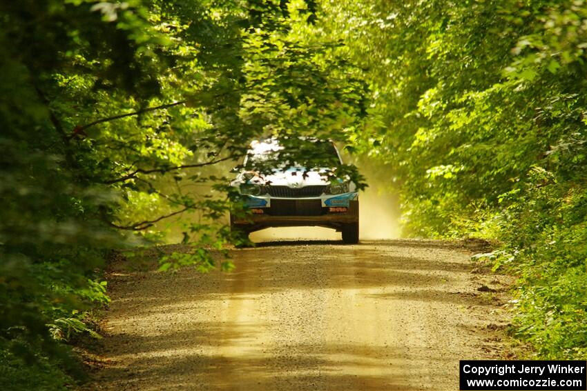 Barry McKenna / Leon Jordan Skoda Fabia on SS11, Height O' Land II.