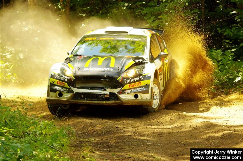 Ryan Booth / Nick Dobbs Ford Fiesta R5 on SS11, Height O' Land II.