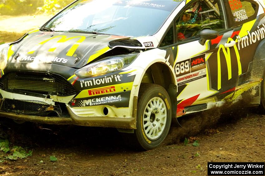 Ryan Booth / Nick Dobbs Ford Fiesta R5 on SS11, Height O' Land II.