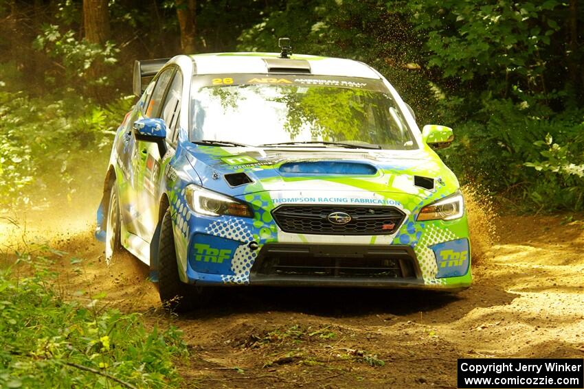 Rob Sanders / Boyd Smith Subaru WRX STi on SS11, Height O' Land II.