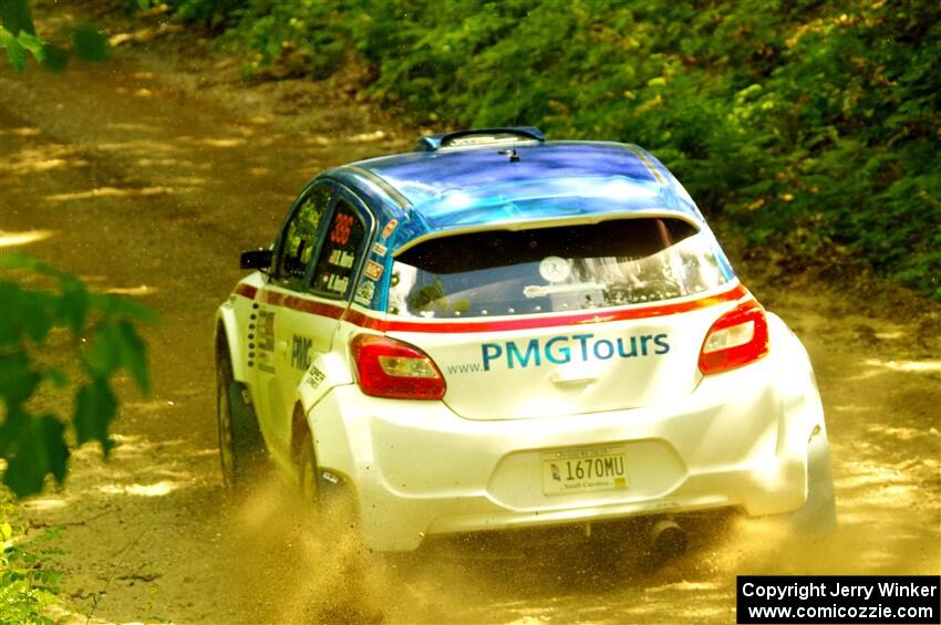 Brad Morris / Michael Hordijk Mitsubishi Mirage on SS11, Height O' Land II.