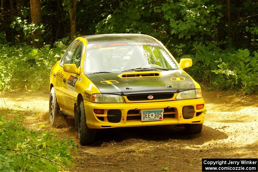 Steve Gingras / Katie Gingras Subaru Impreza on SS11, Height O' Land II.