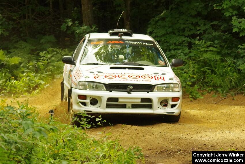 Chuck Surdyke / Cameron Carr Subaru Impreza on SS11, Height O' Land II.