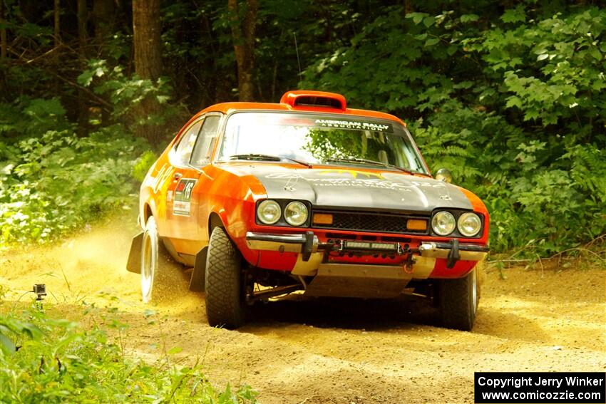 Mike Hurst / Jeremy Wimpey Ford Capri on SS11, Height O' Land II.