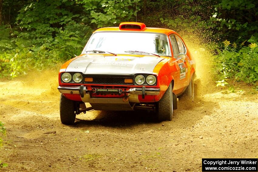 Mike Hurst / Jeremy Wimpey Ford Capri on SS11, Height O' Land II.