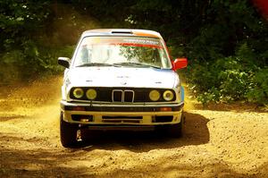 Calvin Cooper / Kelsey Stephens BMW 318is on SS11, Height O' Land II.