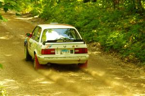 Calvin Cooper / Kelsey Stephens BMW 318is on SS11, Height O' Land II.