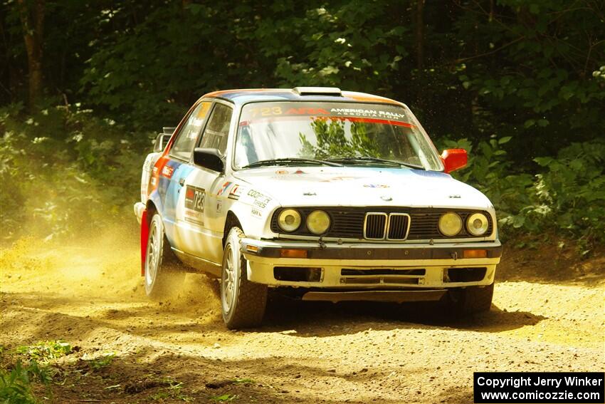 Calvin Cooper / Kelsey Stephens BMW 318is on SS11, Height O' Land II.