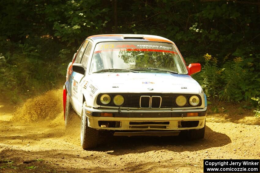 Calvin Cooper / Kelsey Stephens BMW 318is on SS11, Height O' Land II.