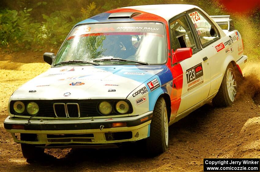 Calvin Cooper / Kelsey Stephens BMW 318is on SS11, Height O' Land II.