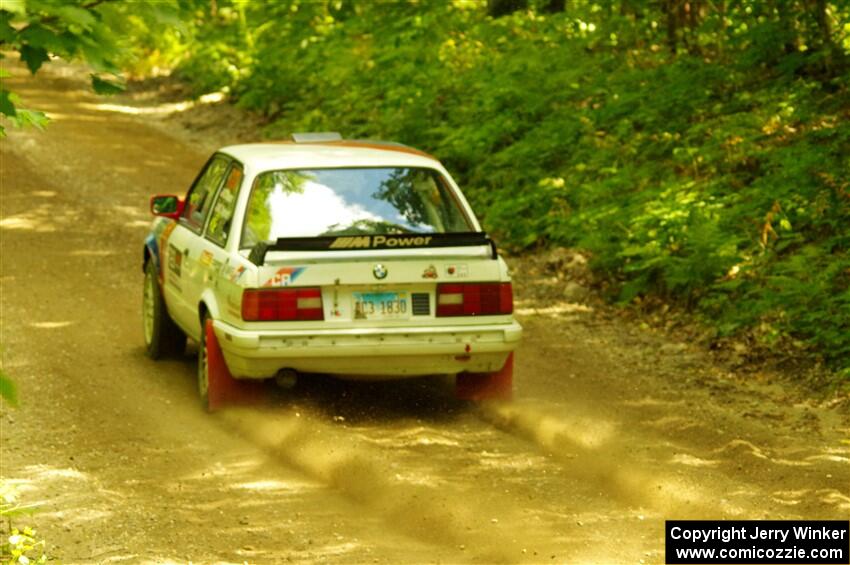 Calvin Cooper / Kelsey Stephens BMW 318is on SS11, Height O' Land II.