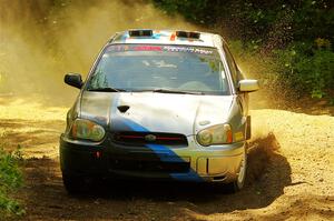 Andrew Dustman / Jake Ringger Subaru WRX on SS11, Height O' Land II.