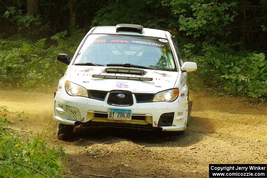 Pete Schaefer / Kevin Dobrowolski Subaru Impreza 2.5i on SS11, Height O' Land II.