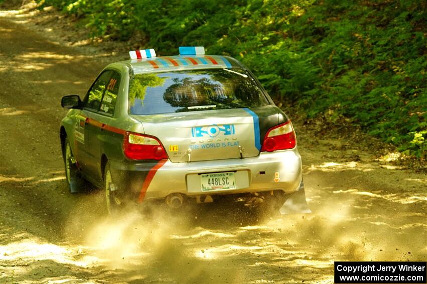 Andrew Dustman / Jake Ringger Subaru WRX on SS11, Height O' Land II.