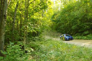 Travis Pastrana / Rhianon Gelsomino Subaru WRX STi on SS14, Height O' Land III.