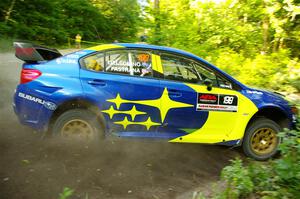 Travis Pastrana / Rhianon Gelsomino Subaru WRX STi on SS14, Height O' Land III.