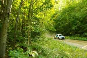 Barry McKenna / Leon Jordan Skoda Fabia on SS14, Height O' Land III.