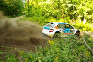 Barry McKenna / Leon Jordan Skoda Fabia on SS14, Height O' Land III.