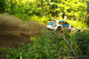 Barry McKenna / Leon Jordan Skoda Fabia on SS14, Height O' Land III.