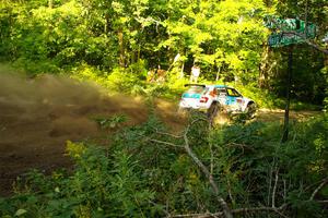 Barry McKenna / Leon Jordan Skoda Fabia on SS14, Height O' Land III.