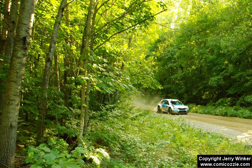 Barry McKenna / Leon Jordan Skoda Fabia on SS14, Height O' Land III.