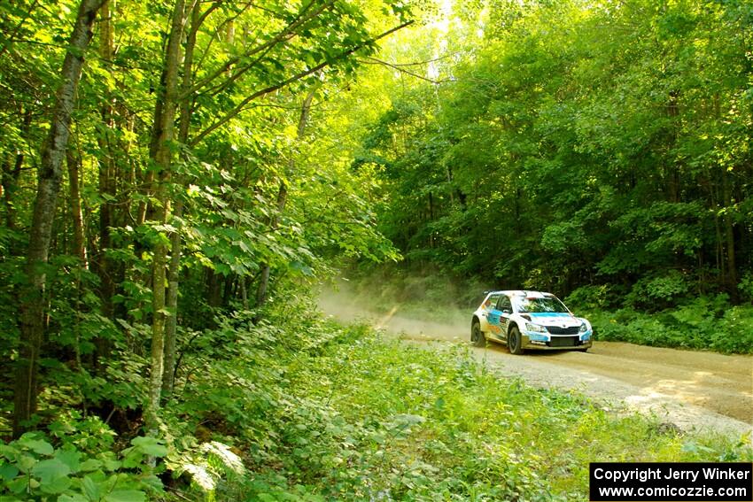 Barry McKenna / Leon Jordan Skoda Fabia on SS14, Height O' Land III.