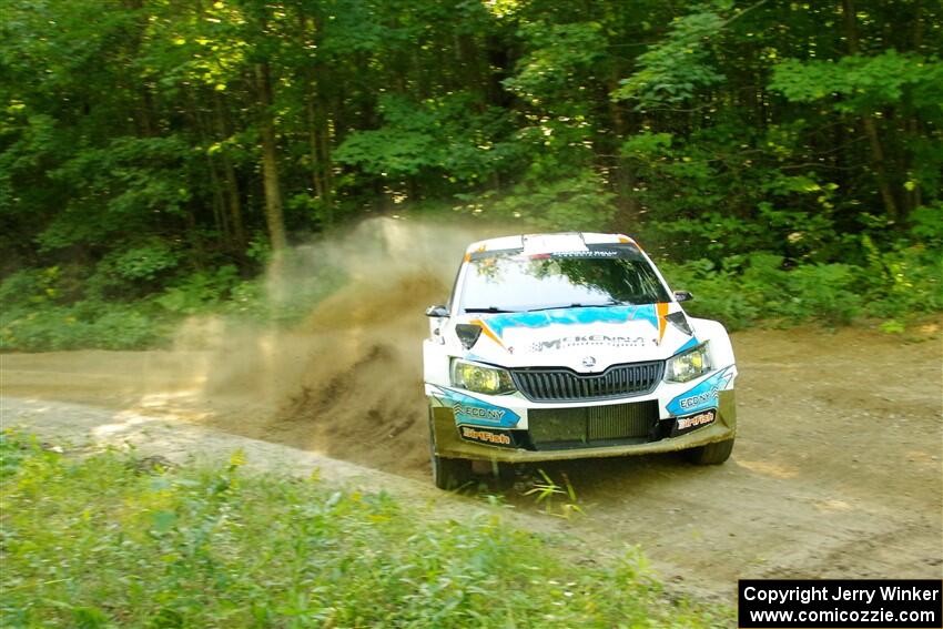 Barry McKenna / Leon Jordan Skoda Fabia on SS14, Height O' Land III.