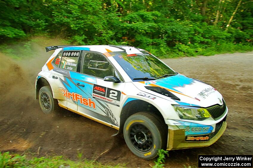 Barry McKenna / Leon Jordan Skoda Fabia on SS14, Height O' Land III.