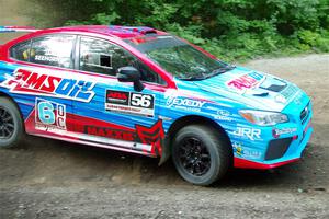 Jeff Seehorn / Matt James Subaru WRX STi on SS14, Height O' Land III.