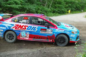 Jeff Seehorn / Matt James Subaru WRX STi on SS14, Height O' Land III.