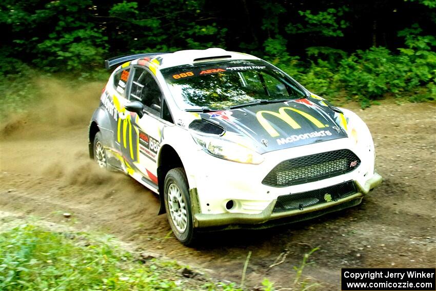 Ryan Booth / Nick Dobbs Ford Fiesta R5 on SS14, Height O' Land III.