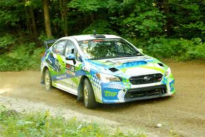 Rob Sanders / Boyd Smith Subaru WRX STi on SS14, Height O' Land III.