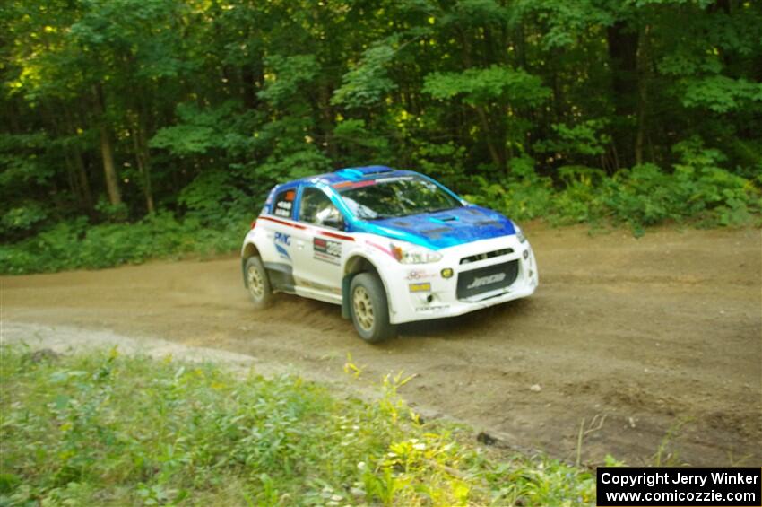 Brad Morris / Michael Hordijk Mitsubishi Mirage on SS14, Height O' Land III.