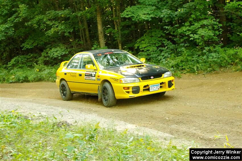 Steve Gingras / Katie Gingras Subaru Impreza on SS14, Height O' Land III.