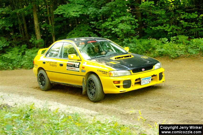 Steve Gingras / Katie Gingras Subaru Impreza on SS14, Height O' Land III.