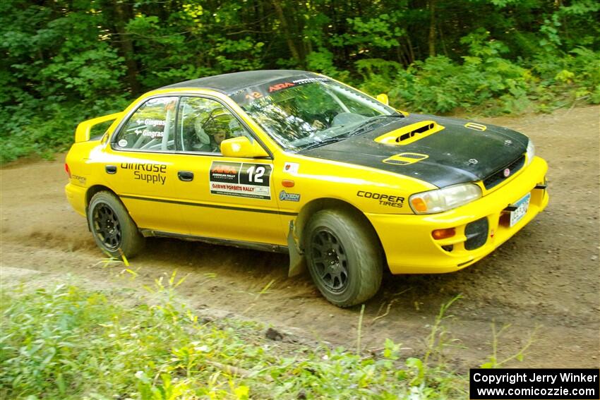 Steve Gingras / Katie Gingras Subaru Impreza on SS14, Height O' Land III.