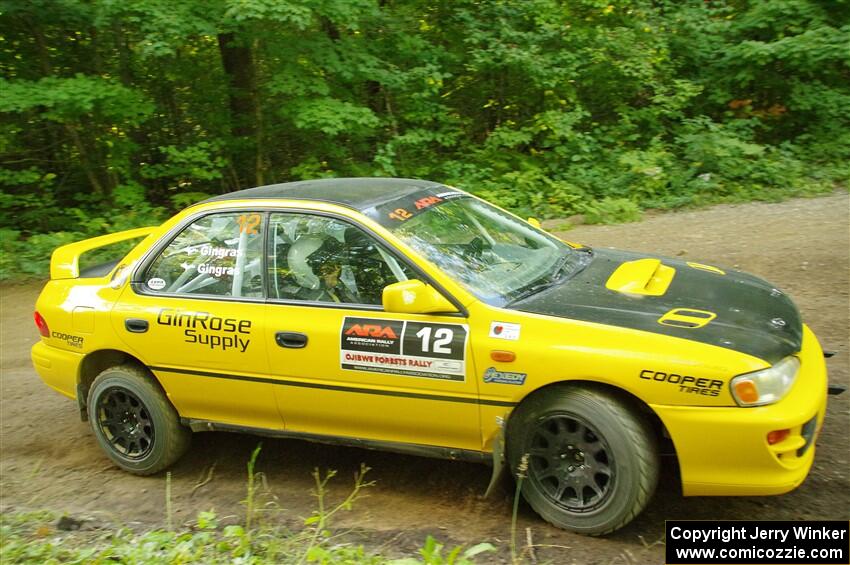 Steve Gingras / Katie Gingras Subaru Impreza on SS14, Height O' Land III.