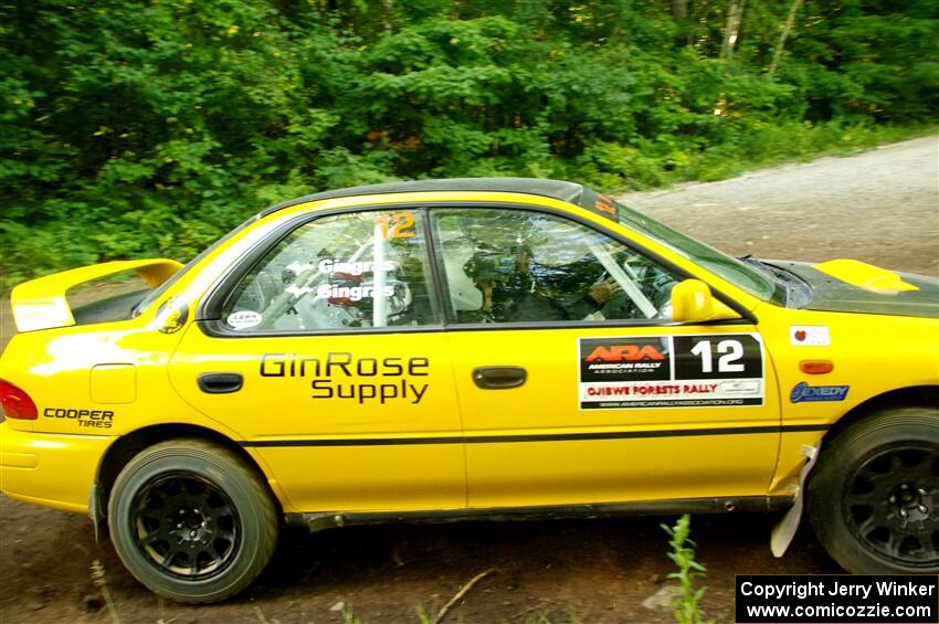 Steve Gingras / Katie Gingras Subaru Impreza on SS14, Height O' Land III.