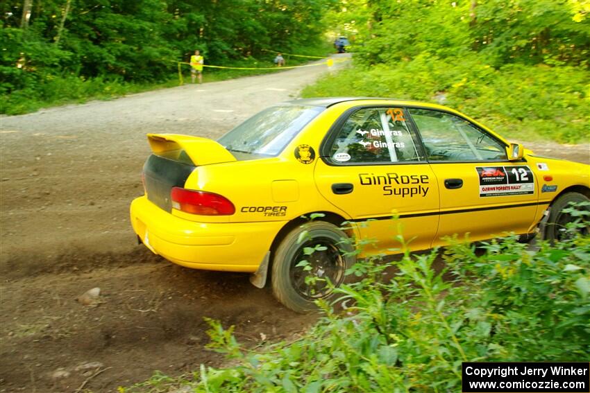 Steve Gingras / Katie Gingras Subaru Impreza on SS14, Height O' Land III.