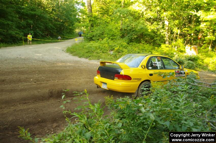 Steve Gingras / Katie Gingras Subaru Impreza on SS14, Height O' Land III.