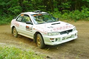 Chuck Surdyke / Cameron Carr Subaru Impreza on SS14, Height O' Land III.