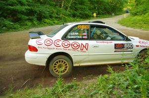 Chuck Surdyke / Cameron Carr Subaru Impreza on SS14, Height O' Land III.