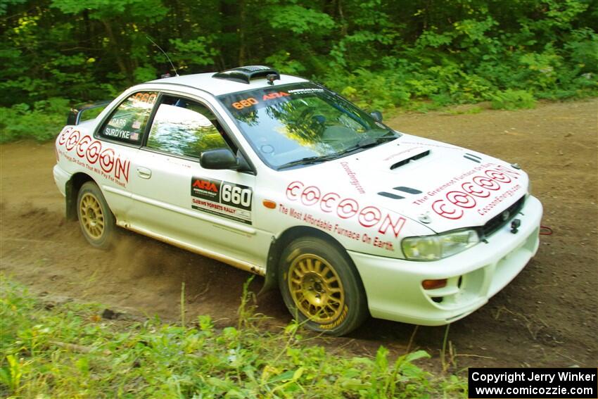 Chuck Surdyke / Cameron Carr Subaru Impreza on SS14, Height O' Land III.